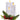 Light Up Acrylic Triple Candle by Special T, 8x5x6 in, with festive pine greenery, red berries and pinecones.