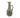 Ceramic Olive Green Floral Motif Pitcher Vase Small 6" x 5" x 12"