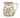 A&B White Ceramic Lemon Pitcher Vase 6.3" x 6" - Vases Merchandise