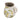 A&B White Ceramic Lemon Pitcher Vase 6.3" x 6" - Vases Merchandise