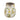 A&B White Ceramic Lemon Pitcher Vase 6.3" x 6" - Vases Merchandise