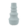 A&B Blue Ceramic Multi-Tiered Vase 5"D x 10.5" - Merchandise