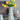 A&B Blue Ceramic Multi-Tiered Vase 5"D x 10.5" - Merchandise