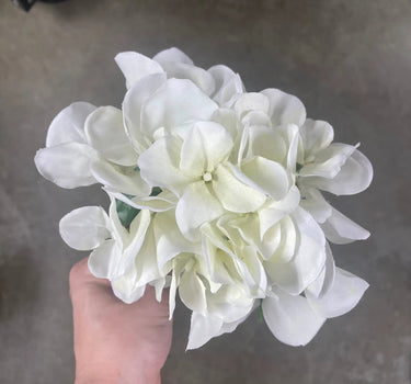Allstate Hydrangea Spray Cream 13" - Silk