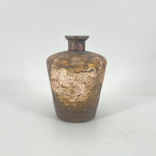 Antique Burnt Pink Vase 6x5