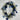 Allstate Cosmos Wreath Two-Tone Blue 24" - Wreaths Silk