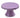 Pastel Cake Plate Purple 5.6"