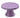 Diamond Star Pastel Cake Plate Purple 5.6" - Plates Merchandise