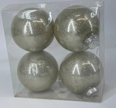 Ren2K Glitter Ball Champagne (Box of 4) 4” - Merchandise
