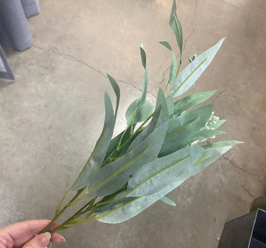 Supreme Long Eucalyptus Spray Green - Artificial Non-Flowering Plants Silk