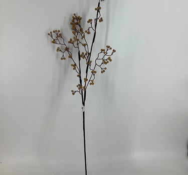 Le Fleur Berry Spray Brown 36" - Artificial Non-Flowering Plants Silk