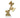 A&B Gold Butterfly Sculpture on White Marble Stand 10" x 16" - Merchandise