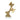 A&B Gold Butterfly Sculpture on White Marble Stand 10" x 16" - Merchandise