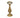 A&B Ornate Wooden Candle Holder with Antique Gold Finish 4.5"D x 11" - Candle Holders Merchandise