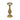 A&B Ornate Wooden Candle Holder with Antique Gold Finish 4.5"D x 11" - Candle Holders Merchandise