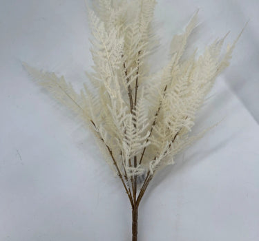 Le Fleur Asparagus Bush Cream 25" - Artificial Non-Flowering Plants Silk