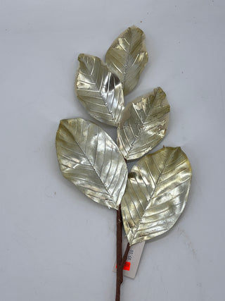 Magnolia Leaf Metallic Spray Gold 30" (AS IS)