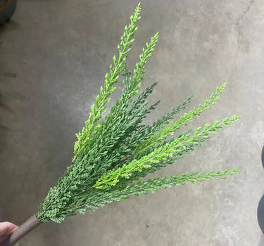 Le Fleur Fern Bush Green 16" - Artificial Flora Silk