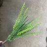Le Fleur Fern Bush Green 16" - Artificial Flora Silk