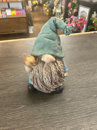 Resin Gnome w/ Green Cap 4.5" x 6"