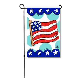 Patriotic Flag Garden Glam Flag
