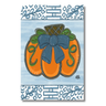 DK Designs Blue Chinoiserie Pumpkin Garden Glam Flag - Decor Merchandise