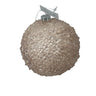 Supreme Beaded Ball Ornament Pink-Champagne 3.5" - Uncategorized Merchandise