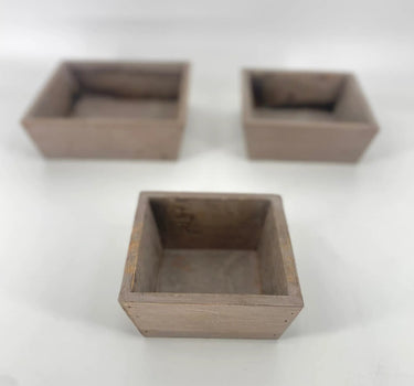 Melrose Wooden Box Small 5x5” - Merchandise