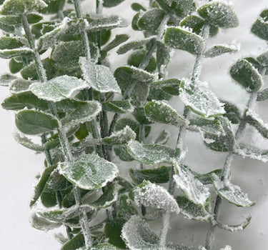 Le Fleur Snow Eucalyptus Bush x7 Green 21" - Artificial Shrubs Silk