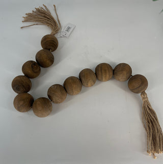Wood Bead Garland 42"L