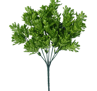 Select UV/FR Boxwood Bush 12.5" - Artificial Shrubs Silk