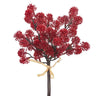 Soft Sedum Bundle silk bouquet, red, 11-inch, by Allstate