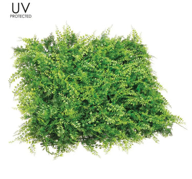 Allstate UV Protected Fern Mat 19.6"x19.6" - Artificial Flowering Plants Silk