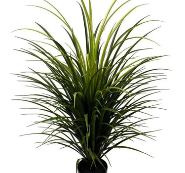 Greenhouse International UV Plastic Yucca/Wide Leaf Grass Bush in Pot 36"H - Silk