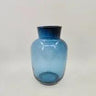 Diamond Star Blue Glass Vase 6.3"D x 13.8"H - Vases Merchandise