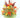 GSC Silk Orange-Plum-Gold Mixed Bush artificial flower arrangement with yellow blooms and green leaves