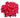 GSC Velvet Poinsettia Red Bush x7 - Artificial Flowering Plants Silk
