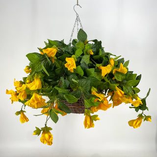 Petunia Yellow Hanging Basket