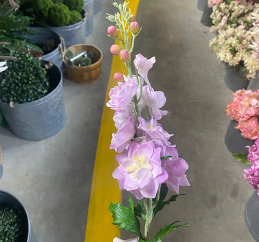 AmBest Delphinium Spray Lavender 27.5" - Uncategorized Silk