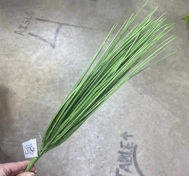 Select UV/FR Wild Grass Bush Green 20.25" - Artificial Non-Flowering Plants Silk