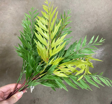 Select Saw Fern Bush Green 18.5" - Uncategorized Silk