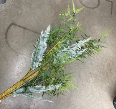 Direct Export Fern Leaf Spray Green 37" - Artificial Non-Flowering Plants Silk