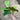 AmBest Fiddle Leaf Spray Green 24" - Artificial Non-Flowering Plants Silk