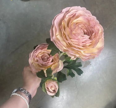 Supreme Ranunculus Spray 27" Mauve - Uncategorized Silk