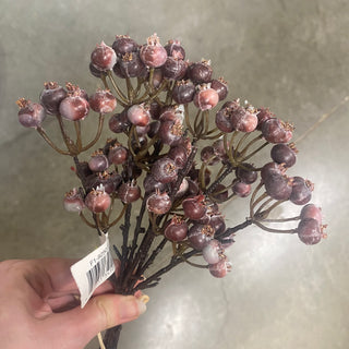 Berry Bush Burgundy 12"
