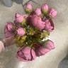 Le Fleur Ranunculus Bush Purple 17" - Uncategorized Silk
