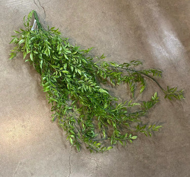 Le Fleur Mini Leaves Hanging Bush 28" - Artificial Shrubs Silk