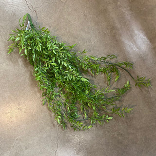 Mini Leaves Hanging Bush 28"