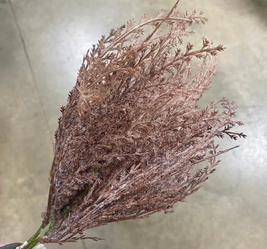 Le Fleur Dried Lavender Bush Dark Mauve 16.5" - Uncategorized Silk