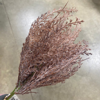 Dried Lavender Bush Dark Mauve 16.5"